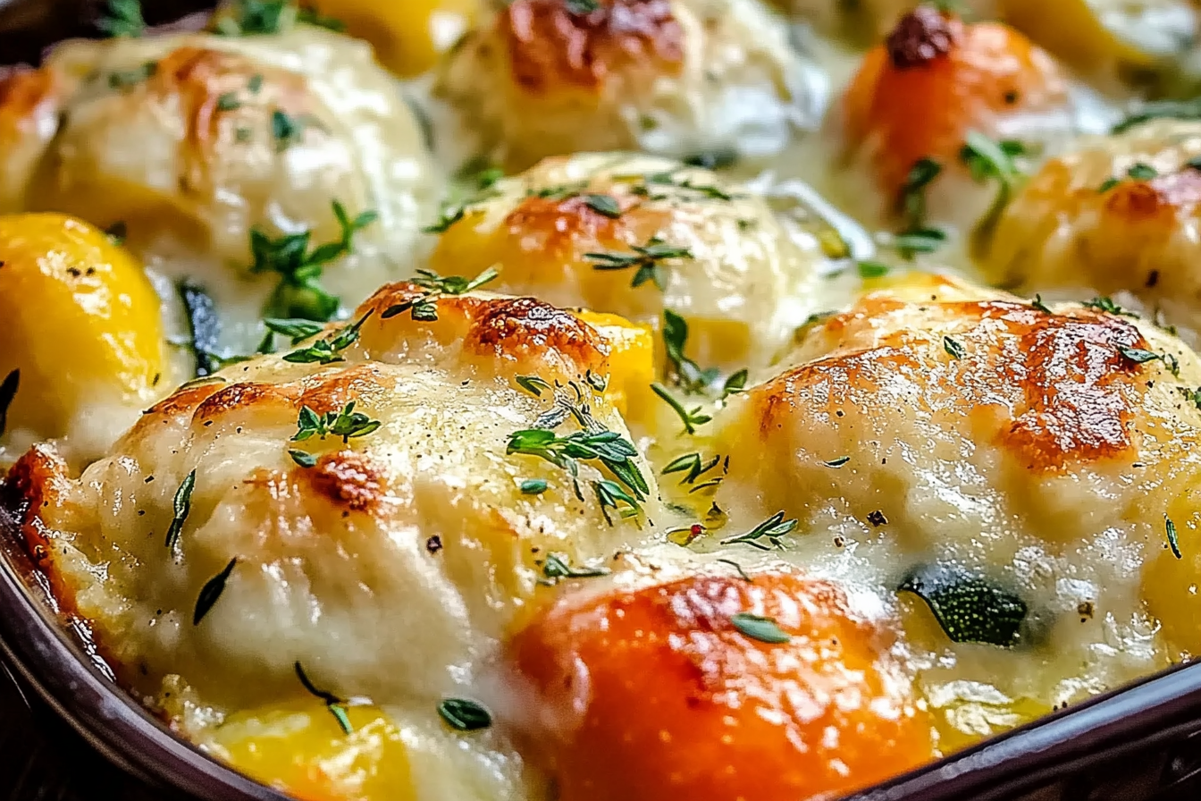Summer Vegetable Cobbler