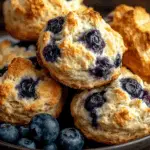 Sweet Blueberry Biscuits