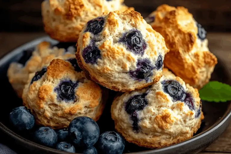 Sweet Blueberry Biscuits