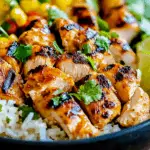 Sweet Chili Chicken Bowl with Coconut Lime Drizzle