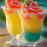 Tropical Sherbet Swirl (Mocktail)