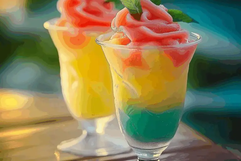 Tropical Sherbet Swirl (Mocktail)