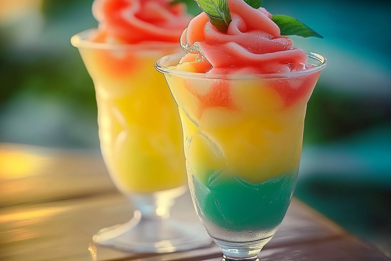 Tropical Sherbet Swirl (Mocktail)