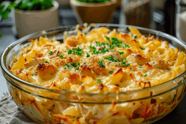 Creamy Monterey Chicken Pasta Bake