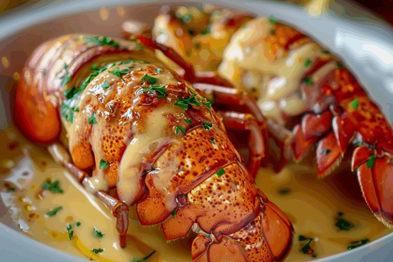 Lobster with Butter Sauce