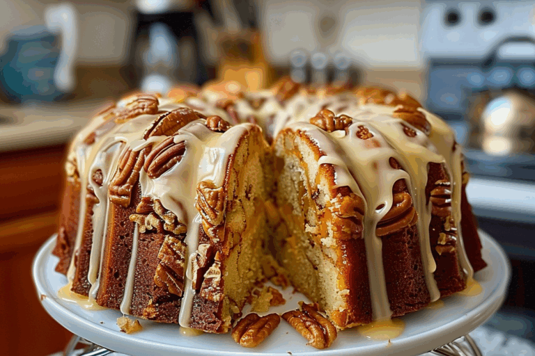 Pineapple Pecan Cream Cheese Pound Cake