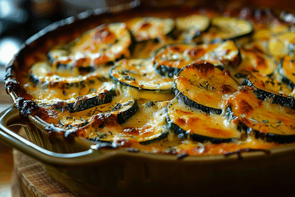 Cheesy Zucchini Casserole
