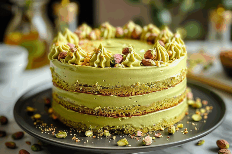 Homemade Pistachio Cake