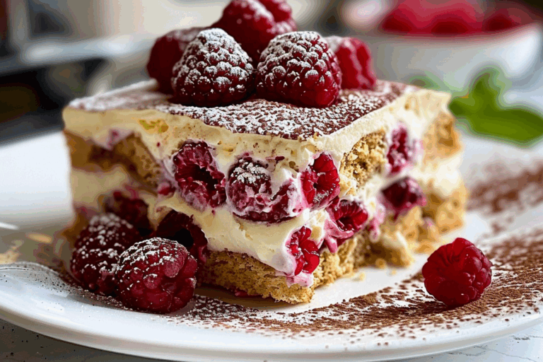 Raspberry Tiramisu Delight