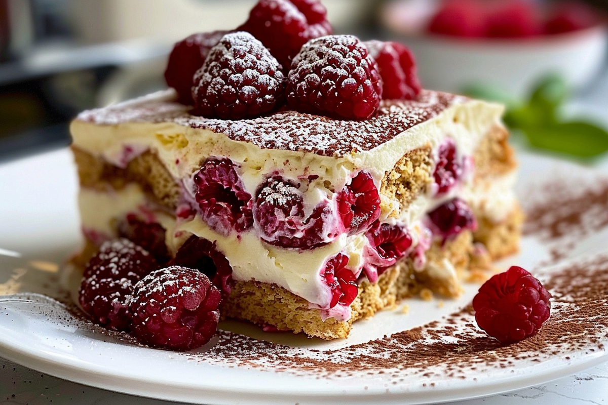 Raspberry Tiramisu Delight