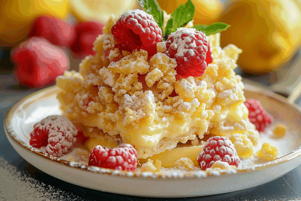 Sugar Cookie Lemonade Crumble