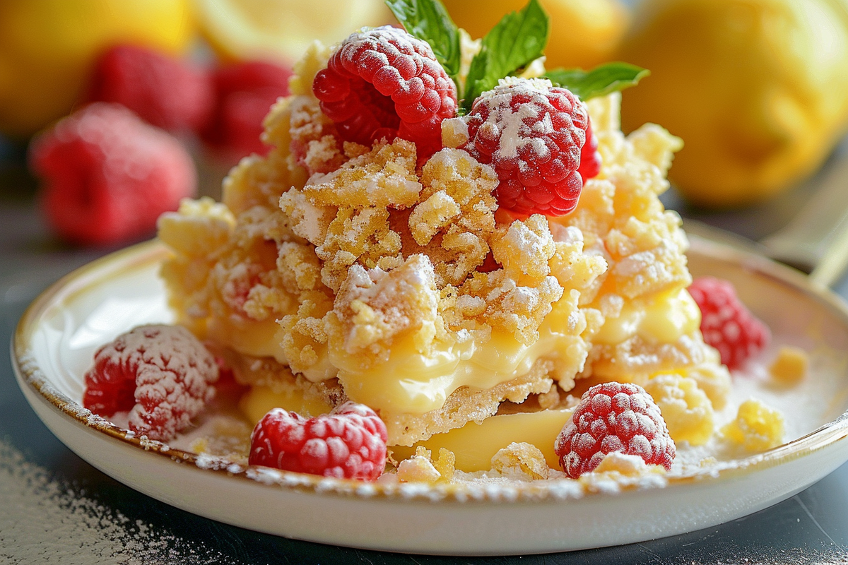 Sugar Cookie Lemonade Crumble