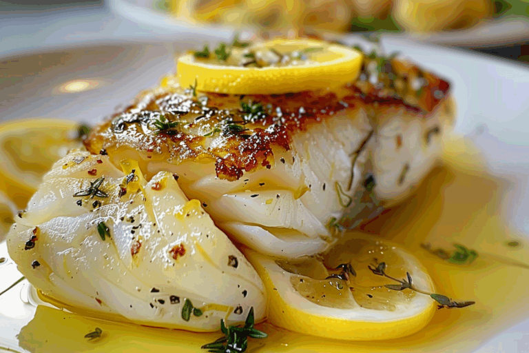 Lemon Baked Cod