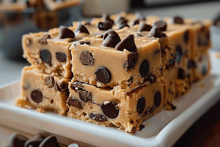 Chocolate Chip Cookie Dough Bars
