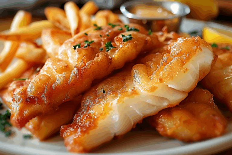 Batter Dipped Fried Fish