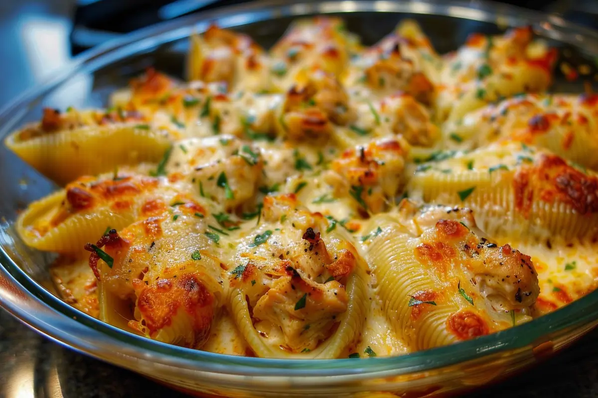 Creamy Cajun Chicken Stuffed Shells