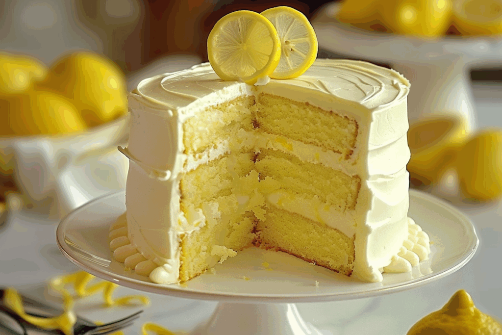 Lemon Velvet Cake