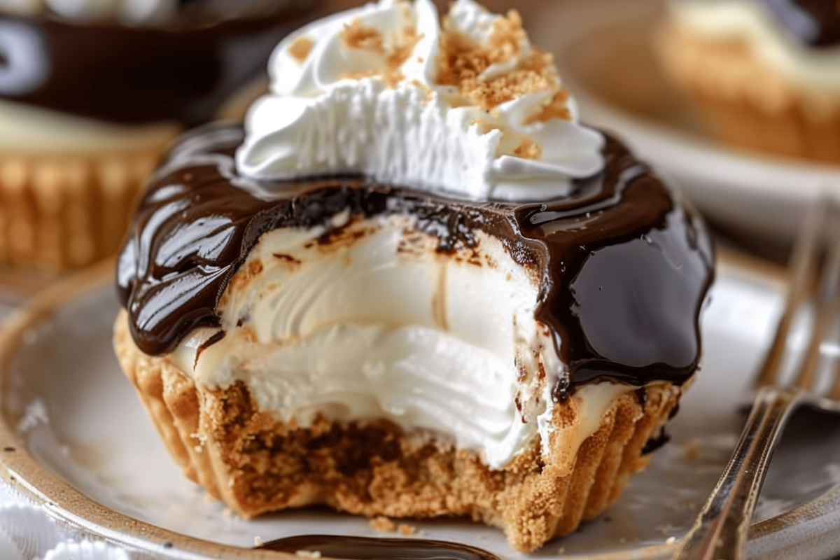No-Bake Éclair Cupcakes