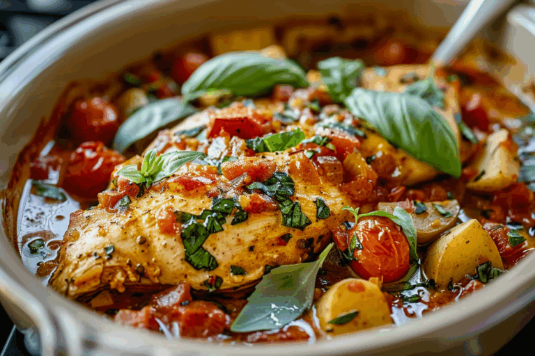 CrockPot Tuscan Chicken