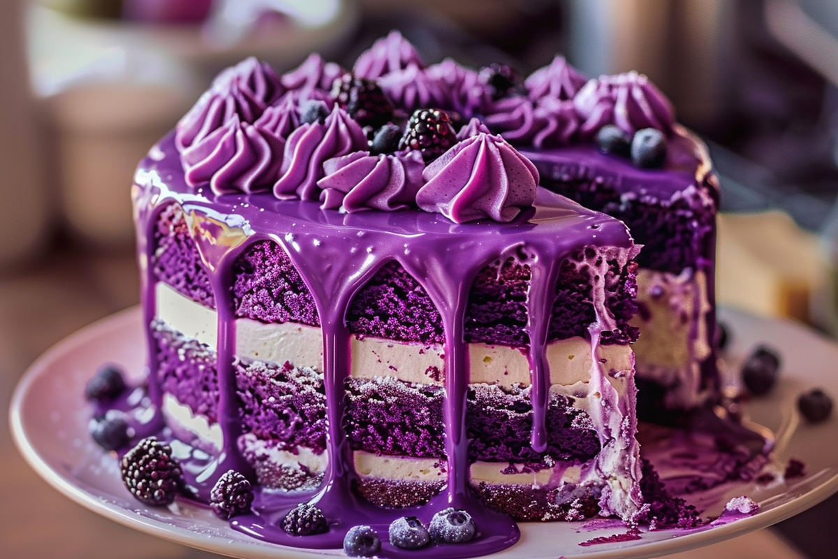 Purple Velvet Dream Cake
