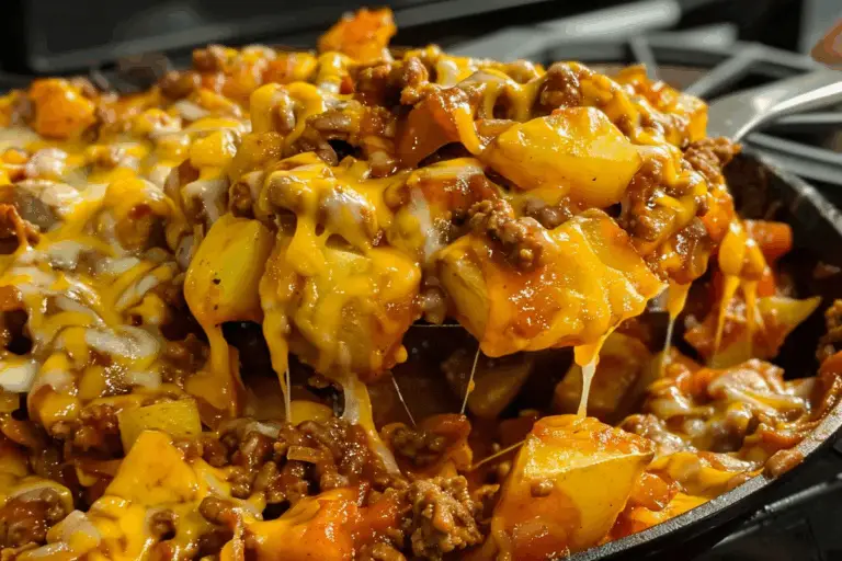 Sloppy Joe Potato Skillet