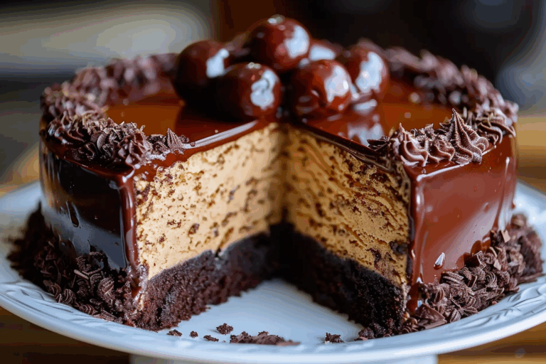 Luscious Chocolate Cheesecake Cake