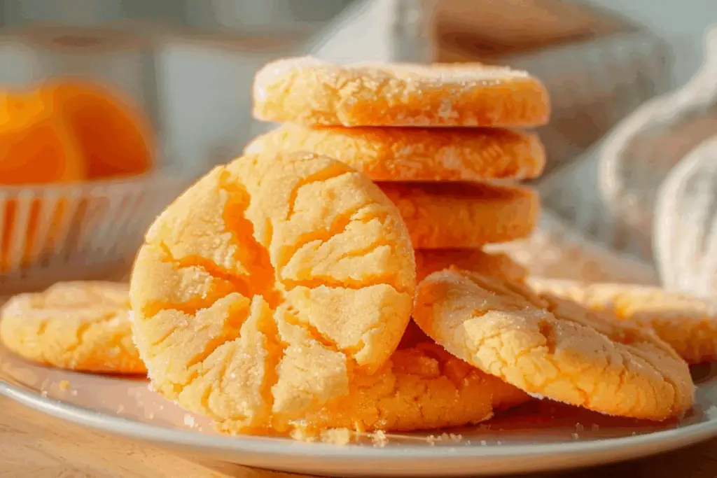 Orange Cookies That Melt In Your Mouth