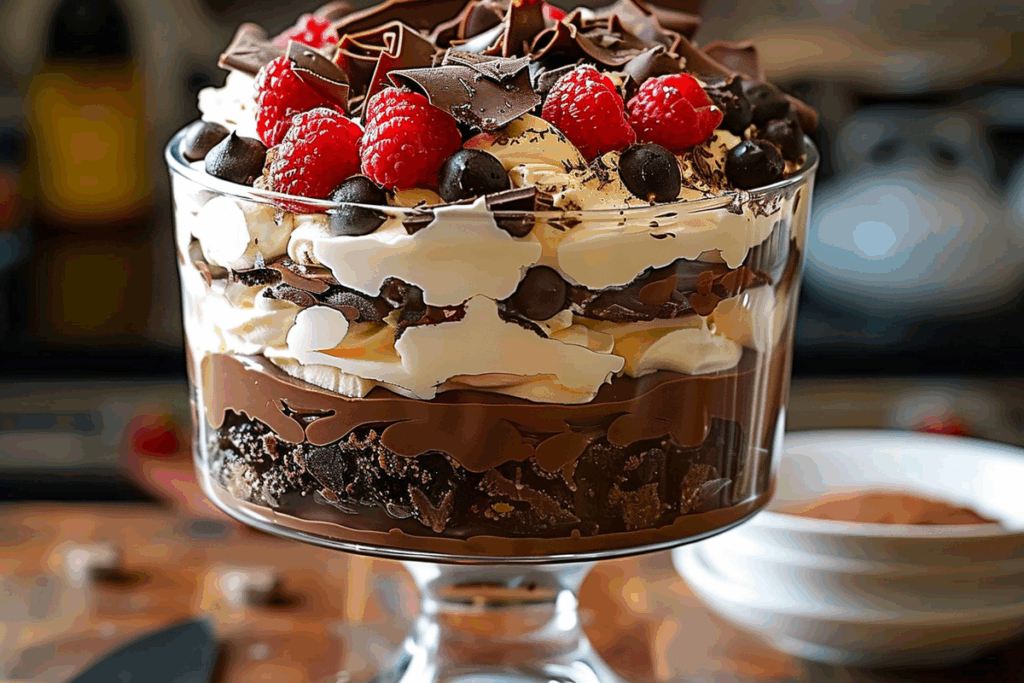Heavenly Chocolate Cheesecake Trifle