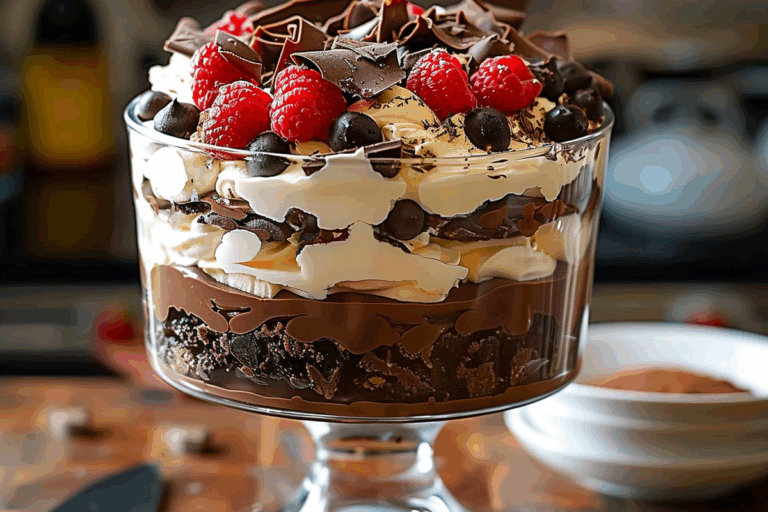 Heavenly Chocolate Cheesecake Trifle