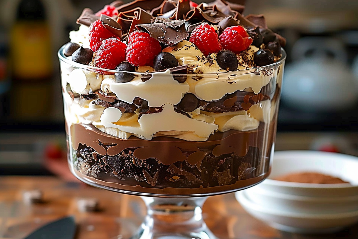 Heavenly Chocolate Cheesecake Trifle