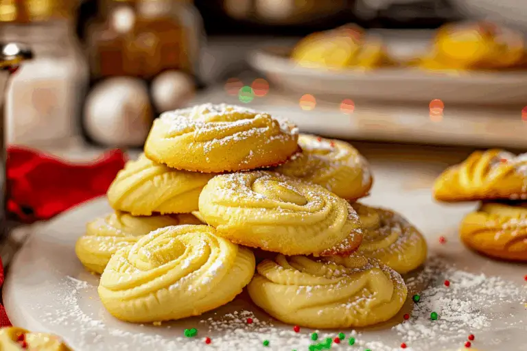 Butter Piped Cookies