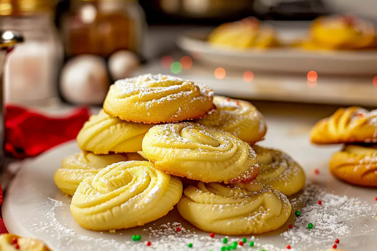 Butter Piped Cookies