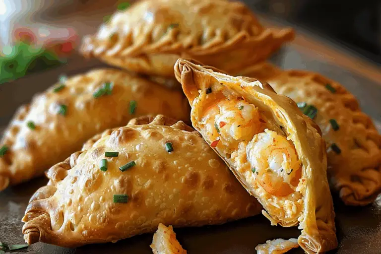 Cheesy Shrimp-Crab Empanada Bombs