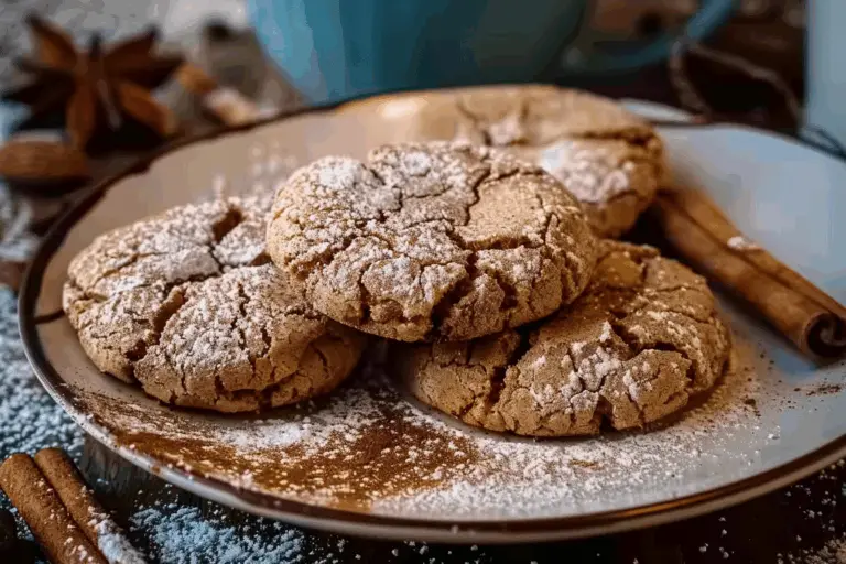 Cinnamon Coffee Crinkles