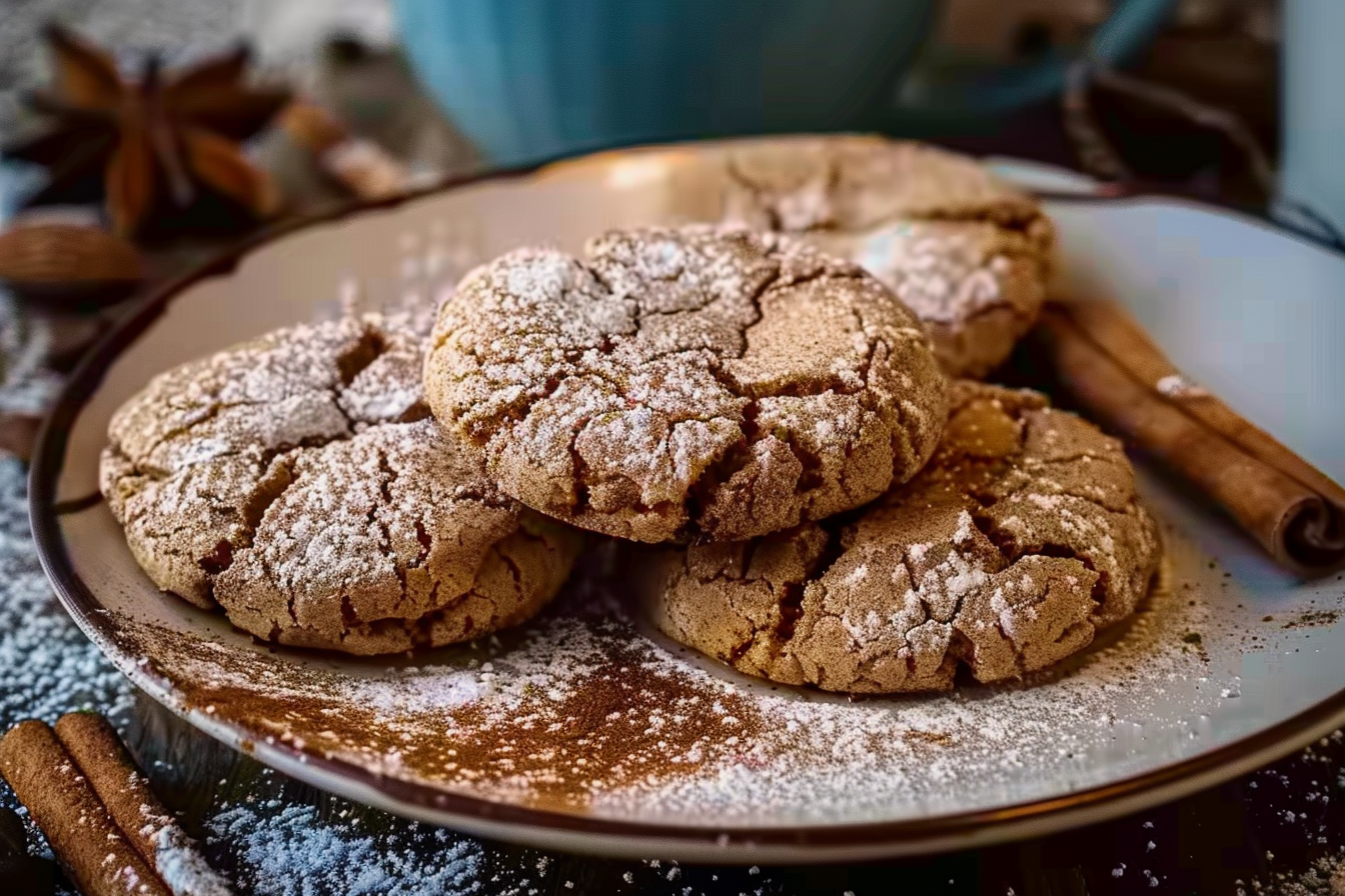 Cinnamon Coffee Crinkles