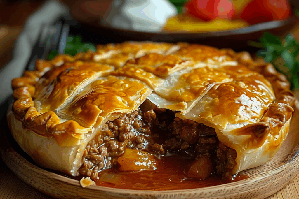Argentinian Meat Pie Empanada-style Pie