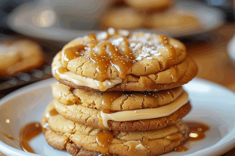 Caramel Cheesecake Cookies