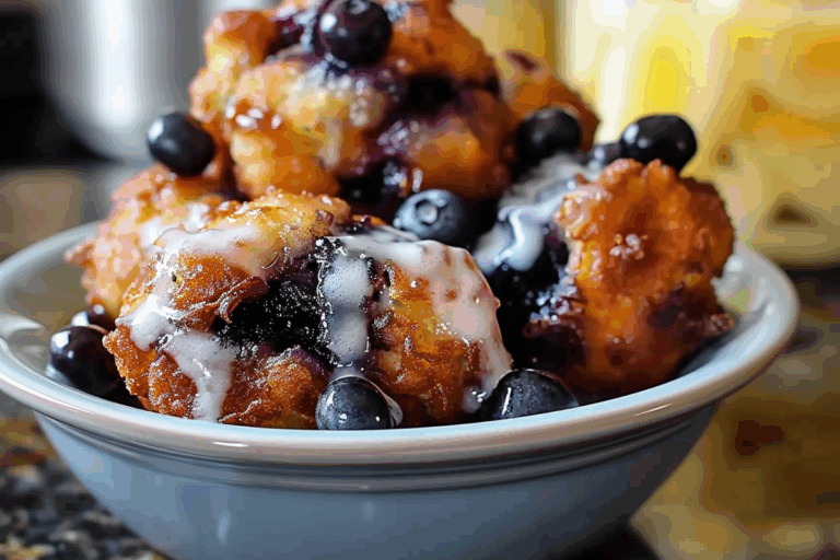Blueberry Fritter Bites