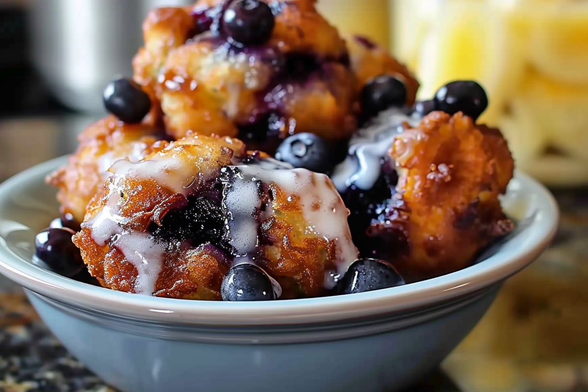 Blueberry Fritter Bites