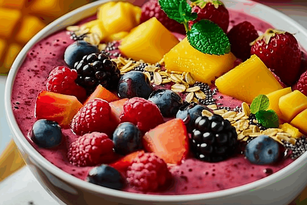 Berry Mango Smoothie Bowl