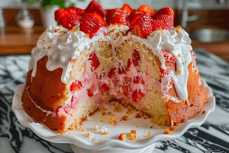 Strawberry Shortcake Pound Cake
