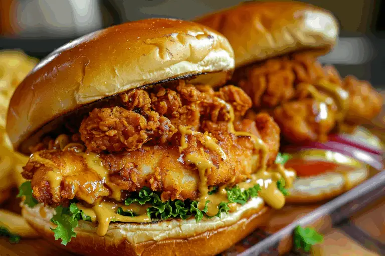 Gold Chicken Crunch Sandwiches