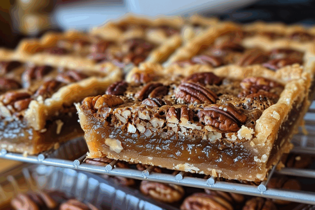 Lazy Girl Pecan Pie Bars