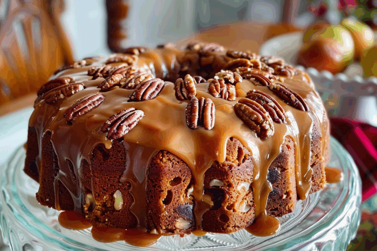 Pecan Praline Pound Cake