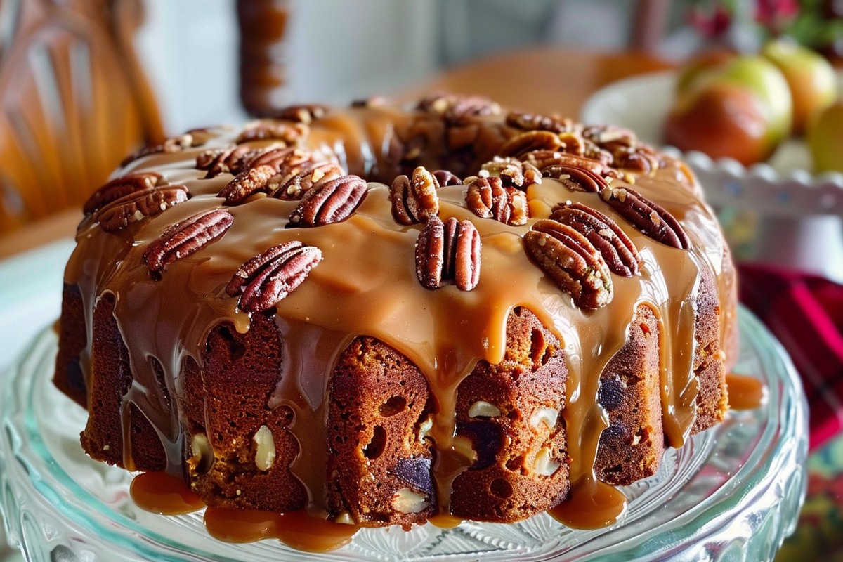 Pecan Praline Pound Cake