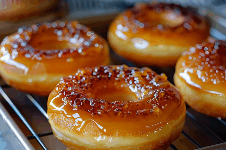 Crème Brûlée Donuts