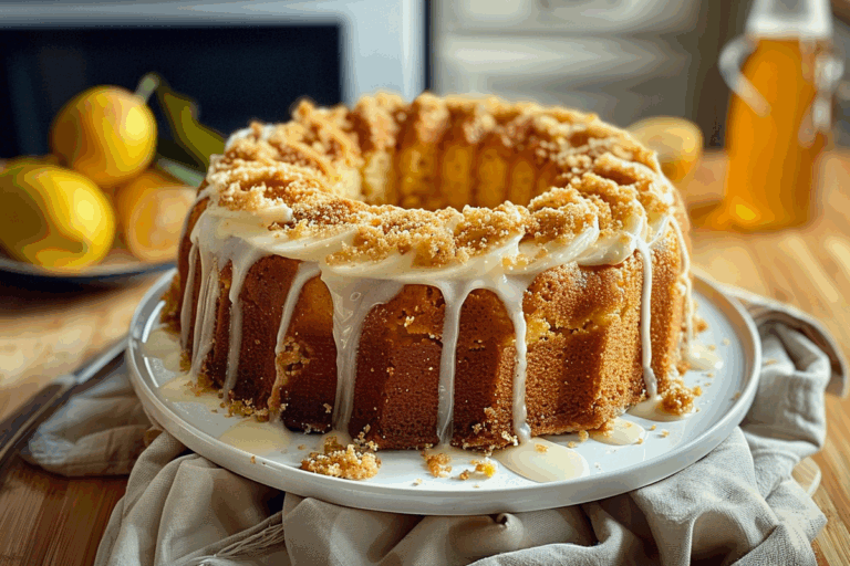 Lemon Crunch Pound Cake