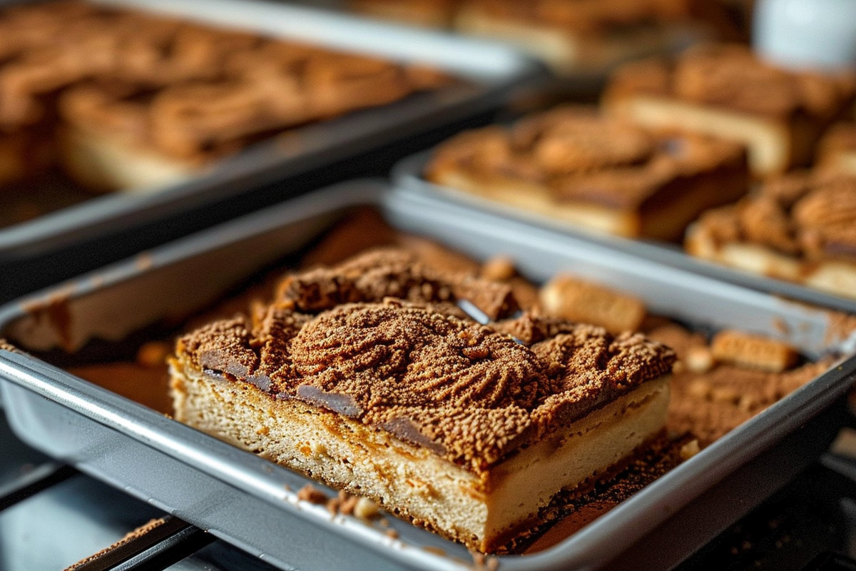Biscoff Traybake