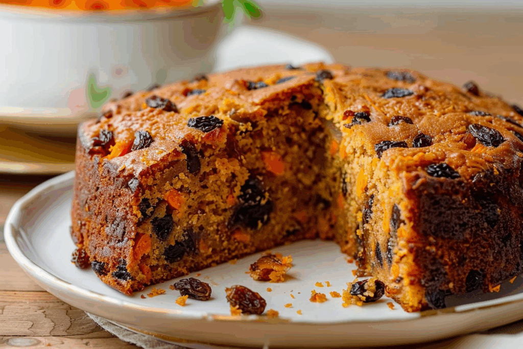 Carrot and Raisins Cake