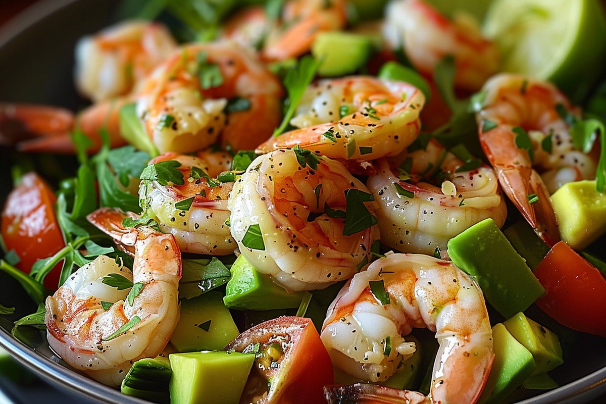 Zesty Lime Shrimp and Avocado Salad